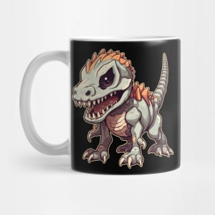 Horrific Chibi T-Rex Isometric Dinosaur Mug